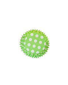 CUPCAKE CASE POLKA GREEN