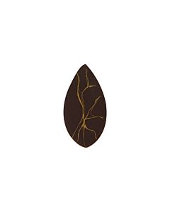 MARBLED LEAF 22X46MM