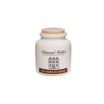 SEED STYLE MUSTARD IN STONEWARE JAR