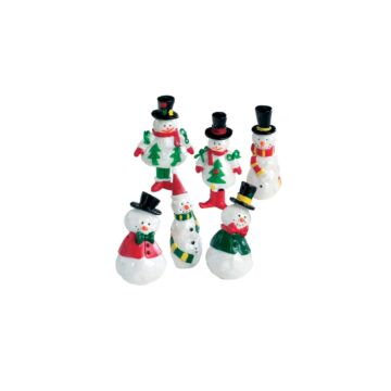 PEARLY SNOWMEN SELECTION PLASTIC
