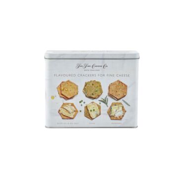 FLAVOURED CRACKERS WHITE GIFT TIN