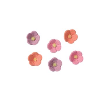 PINK, PEACH & LILAC SUGAR FLOWERS