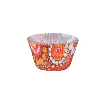 FLORAL RED BAKING CASE 60X52MM