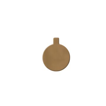 MINI DESSERT BOARD ROUND GOLD & BLACK 5CM