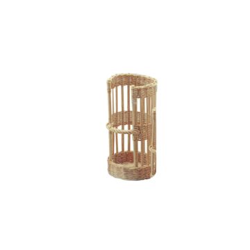 WICKER BREAD RACK