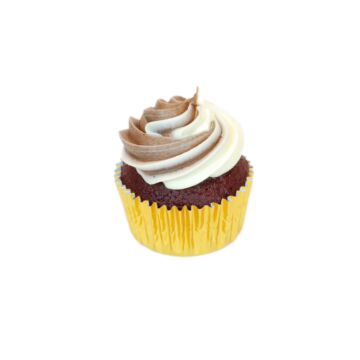 CUPCAKE CASE GOLD FOIL