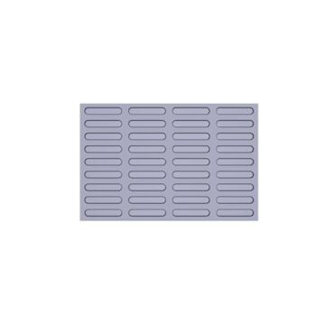 27 ECLAIRS FIBERMAE SILICONE BAKING SHEET