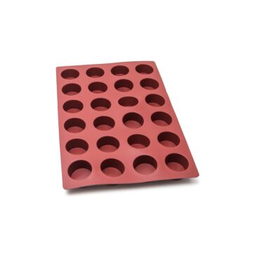 24 MUFFINS SILICONE MOULD