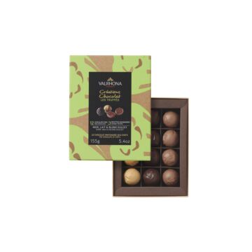 GIFT BOX 12 TRUFFLES DARK/MILK/DULCEY