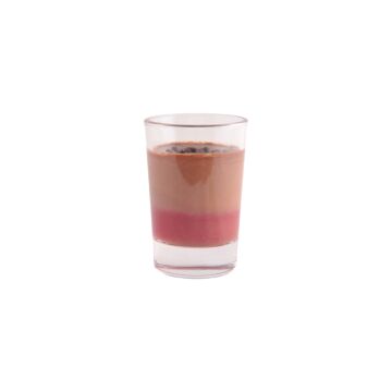 VEGAN MINI DESSERT CUP - DARK CHOCOLATE MOUSSE & RASPBERRY