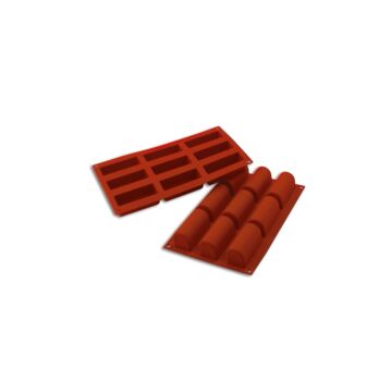 9 SMALL YULE LOGS SILICON FLEX SILICONE MOULD