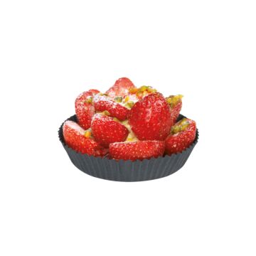 ROUND PASTRY CUP BLACK