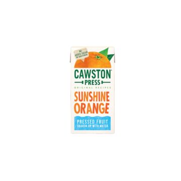 SUNSHINE ORANGE FRUIT WATER CARTON