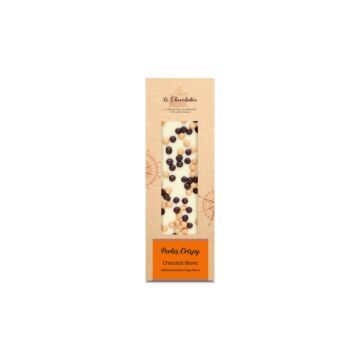 WHITE CHOCOLATE BAR WITH CRISPY PEARLS