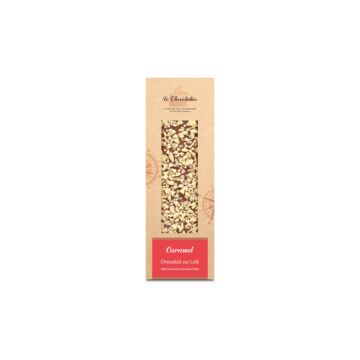 MILK CHOCOLATE BAR WITH CARAMEL CHIPS