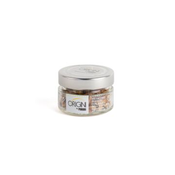 ORIGIN ROASTED PISTACHIO WITH HIMALAYAN SALT GLASS JAR