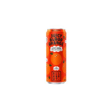 LIVE BLOOD ORANGE SODA