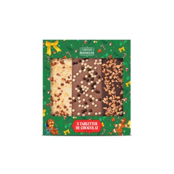 GIFT BOX 3 BARS - DARK, MILK, WHITE