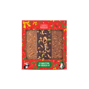 GIFT BOX 3 BARS - DARK, MILK
