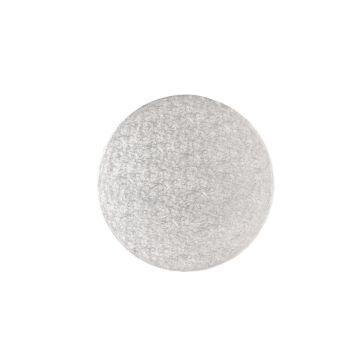 CAKE BOARD SILVER ROUND 8"